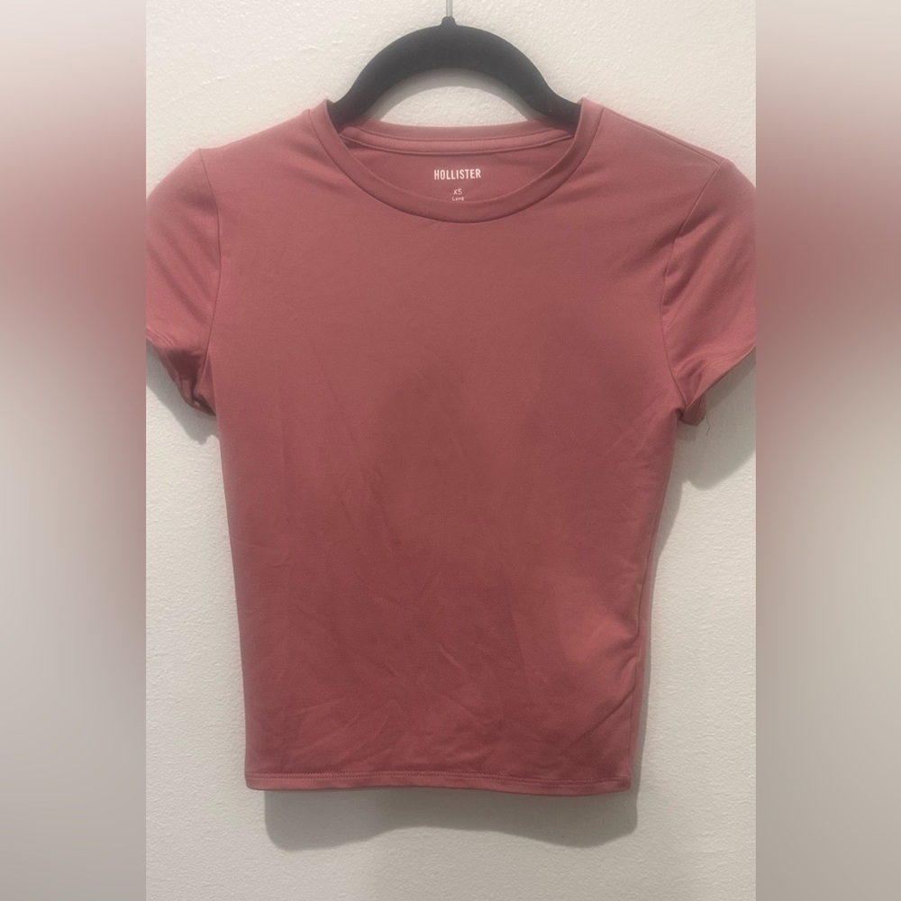 Hollister Burgundy Long Sleeve Top XS